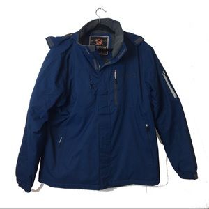Free Country Blue Dobby Coat